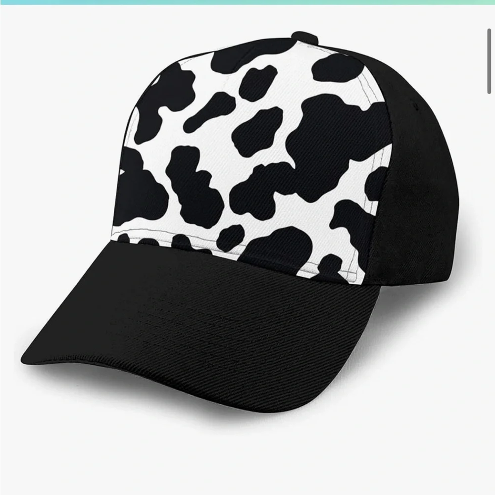 Cow print hat 🐄 - Picture 1 of 7
